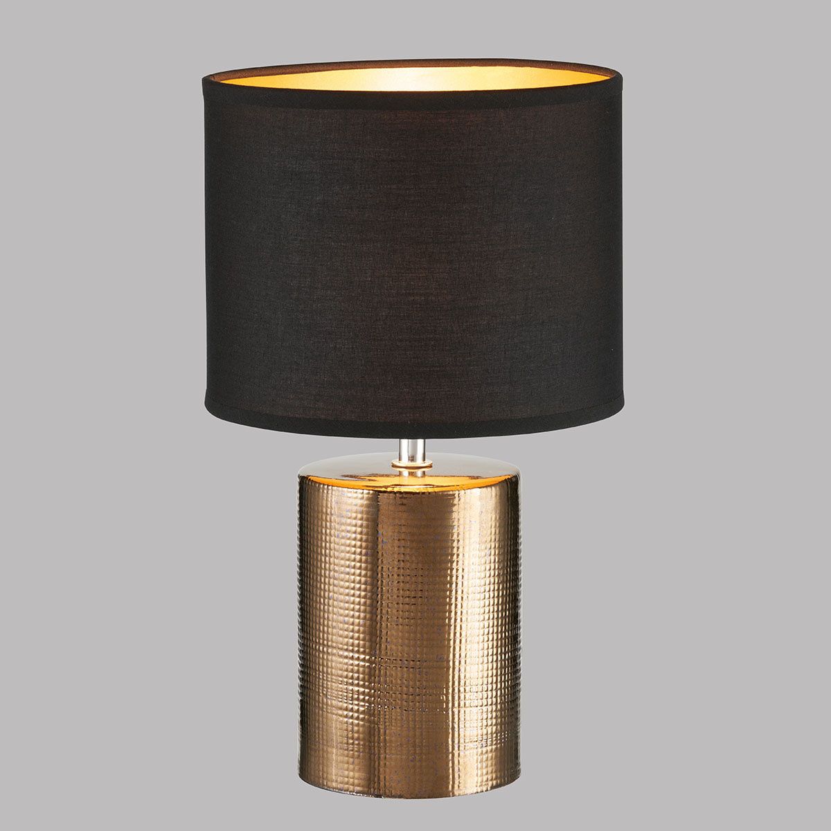 Lampade: Tischleuchte, Stoffschirm, 35 cm Höhe – Nuovo (secondo la descrizione) da Kreuzlingen venduto da Smart-Light