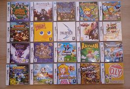 Je vends mes anciens jeux DS