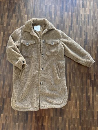 Felljacke Bershka beige Grösse S