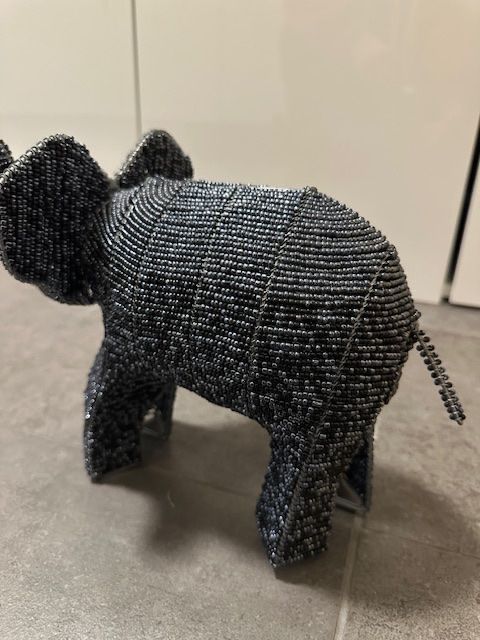 Figuren: Éléphant perlé anthracite de décoration – Neu (gemäss Beschreibung) aus Lausanne von Magic1900 3