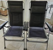 2 gebrauchte Campingstühle von Isabella in anthrazit
