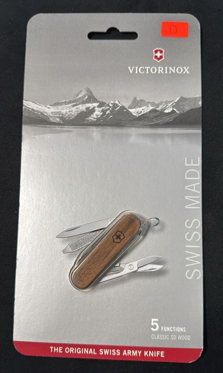 VICTORINOX 5 FUNCTIONS CLASSIC SD WOOD-D (Neu und originalverpackt) in ...