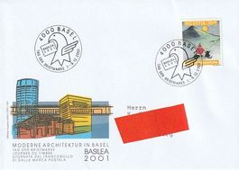 Tag der Briefmarke 2001 Bern, Umschlag