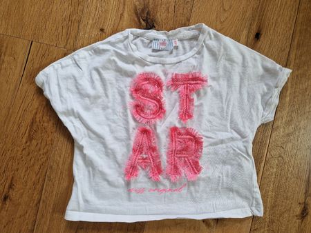 STAR T-Shirt, Mädchenshirt, ca. Gr. 98 bauchfrei