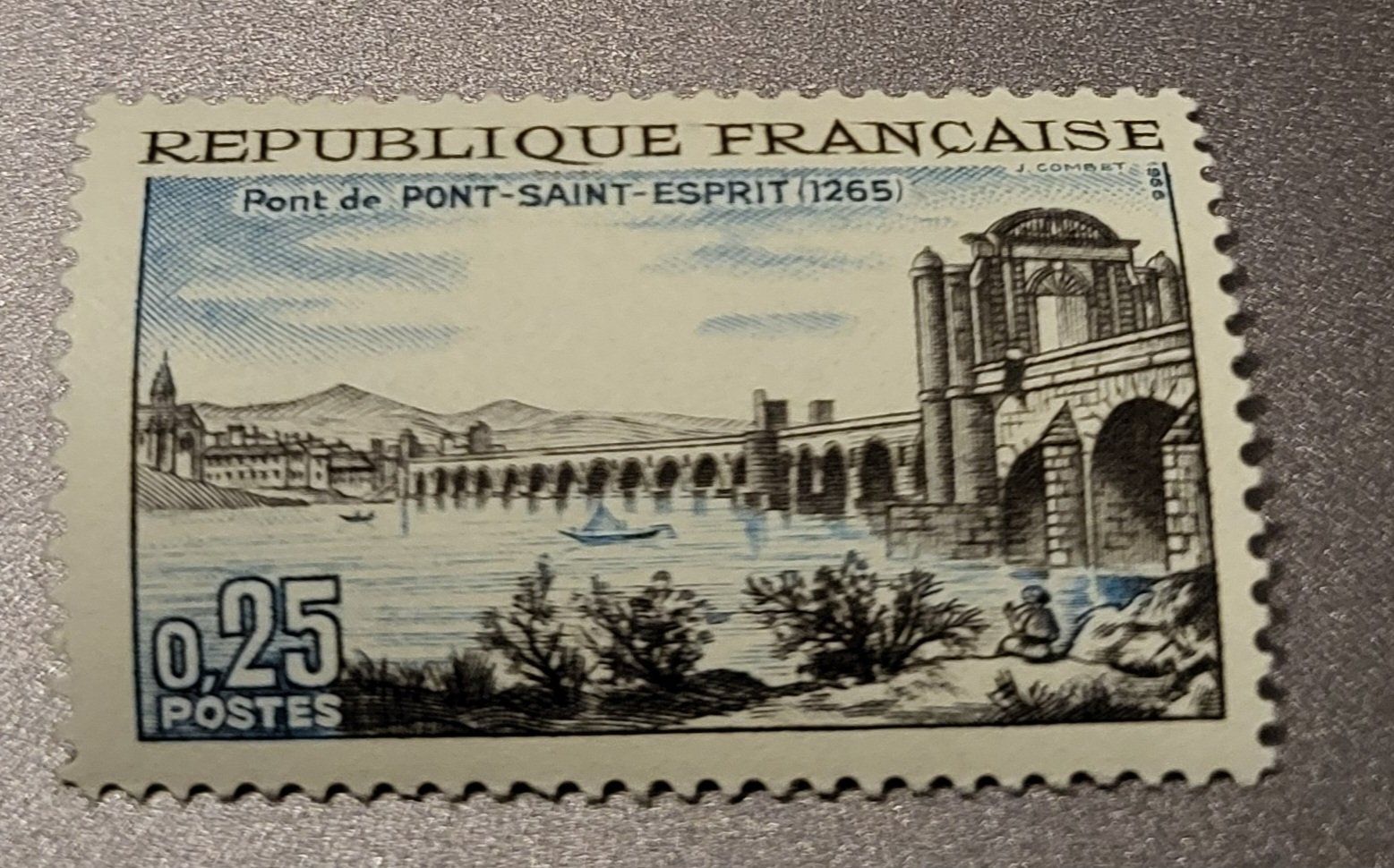 Tous les timbres: Frankreich 1966 Brücke briefmarke – D'occasion à St Gallen par Stampsalshobby