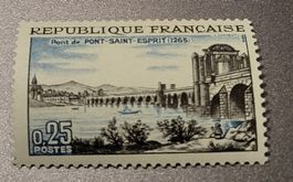 Frankreich 1966 Brücke briefmarke