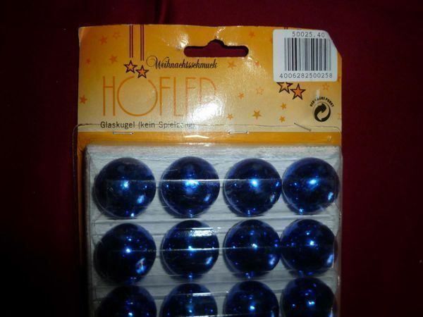 Tutte le decorazioni: 12 Weihnachtskugeln wunderschöne original Höfler aus Glas – Nuovo e nell'imballaggio originale da Luzern venduto da Weihnachtsschmuck 6