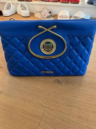 Handtasche Moschino blau