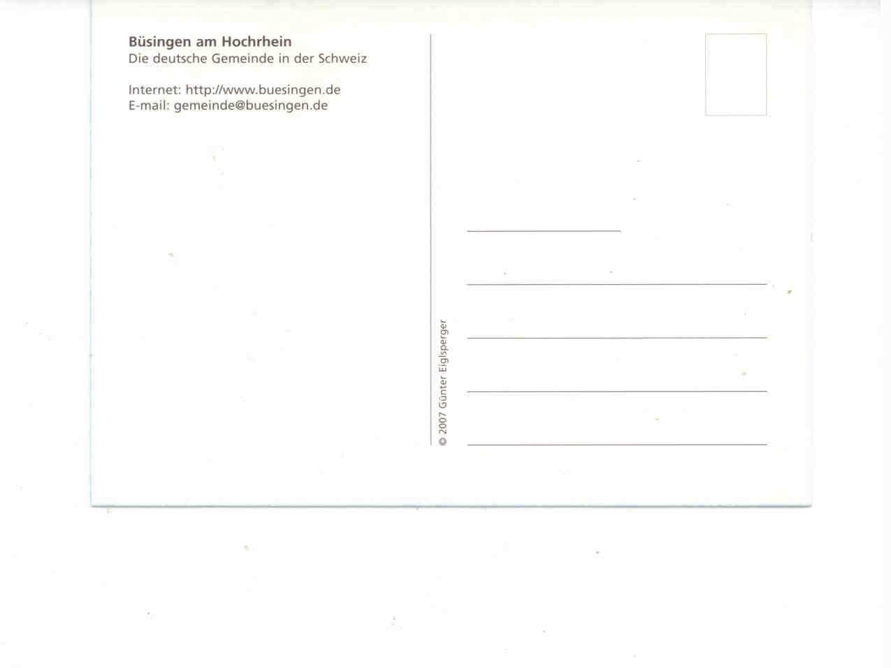 Ansichtskarten: AK Büsingen DE – Gebraucht aus Neuhausen von magi07 1