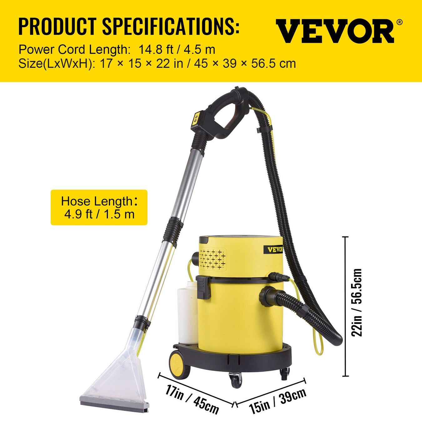 Aspirapolveri & Accessori: VEVOR 4in1 1200W Waschsauger – Nuovo e nell'imballaggio originale da Bottighofen venduto da zaap 2