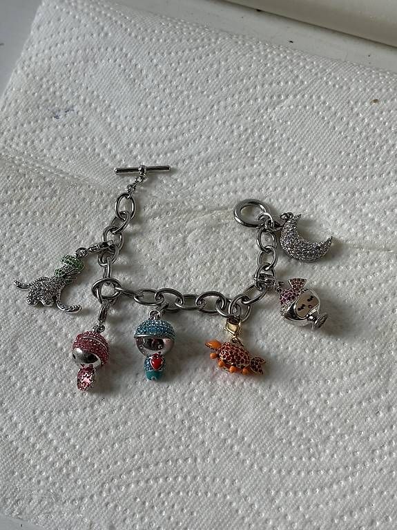 Swarovski Bracciali & Braccialetti: SWAROVSKI ARMBAND MIT 6 ANHÄNGERN – Usato da Adlikon b.Regensdorf venduto da Crystaldragon09 3