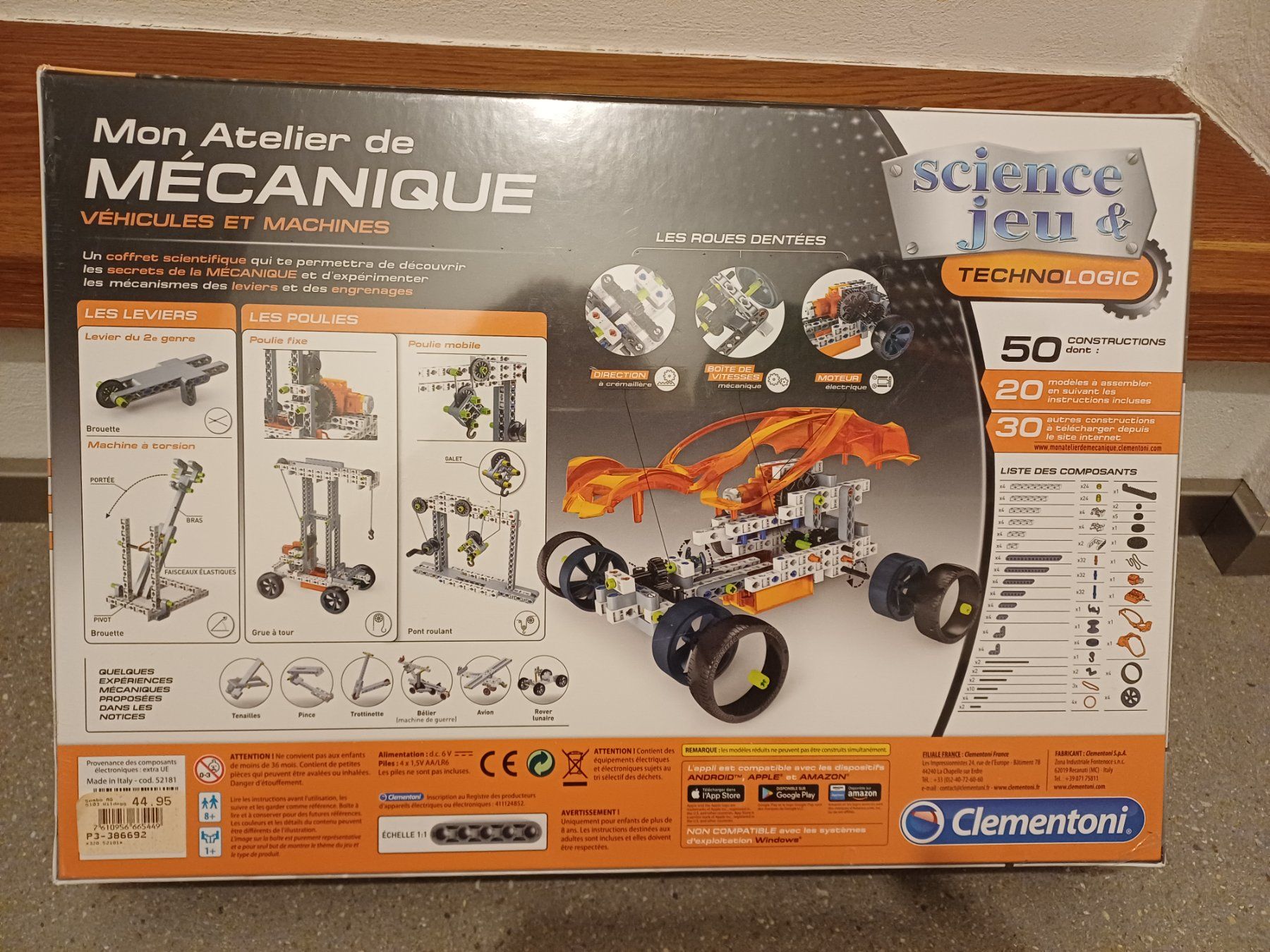 Kit di costruzioni: Mon atelier de mécanique: sciences et jeu Technologic – Nuovo e nell'imballaggio originale da Giffers venduto da stephaniew03 1