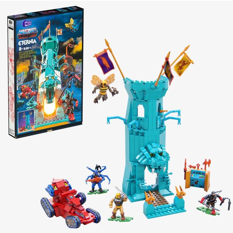 Eternia Battleground Playset MEGA HeMan masters universe Kaufen auf