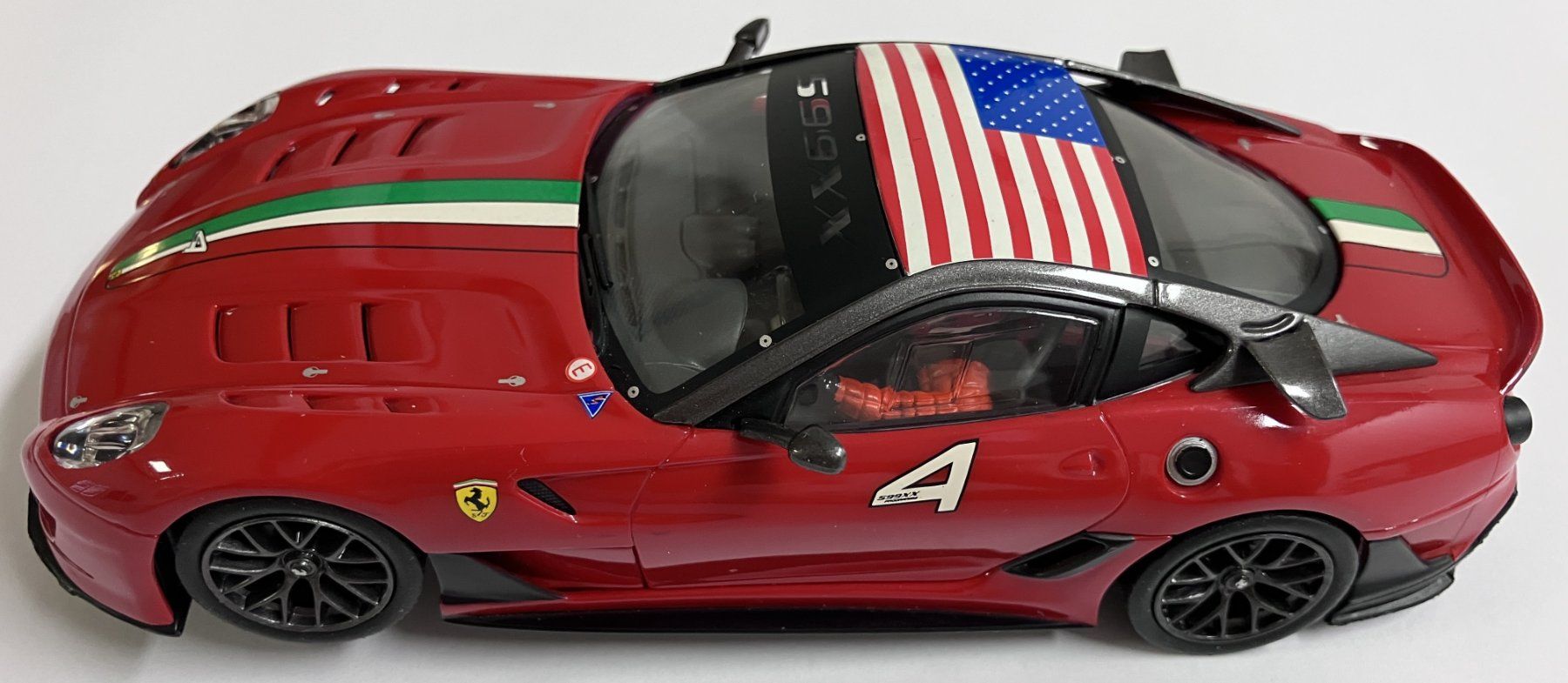 Carrera Piste: Carrera Evolution 132 - Ferrari 599XX Racing Days "No.4" – Usato da Ebikon venduto da berog 1