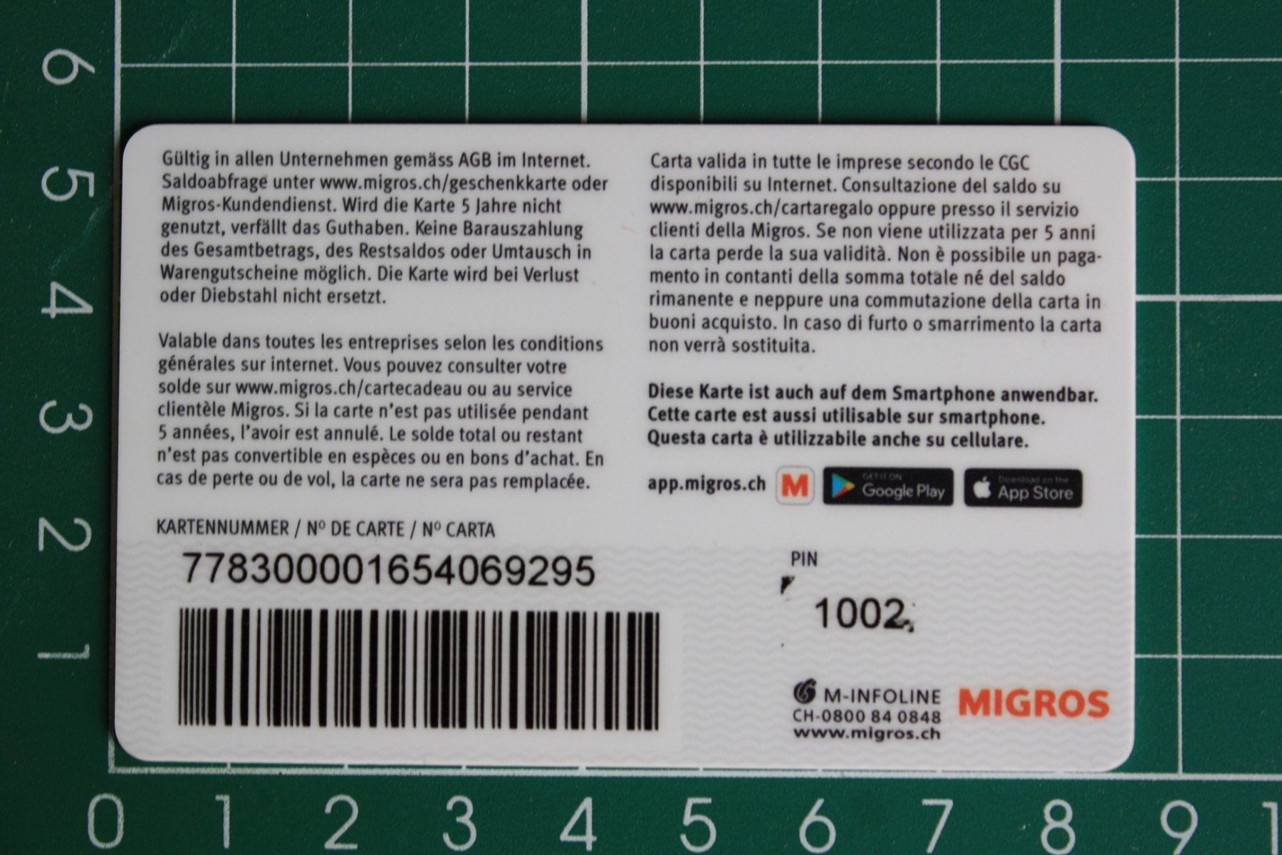 Karten: geschenkkarte – Gebraucht aus Laupen BE von Gufi57 1