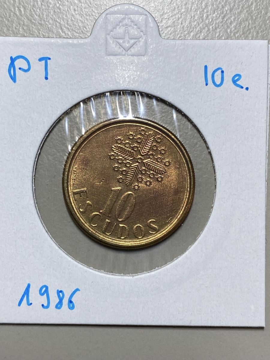 Tutti le monete: Portugal - 10 escudos - 1986 – Usato da Payerne venduto da Mike1682