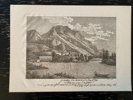 Antiker Kupferstich - Alexandre Charles Besson (2 Versionen)