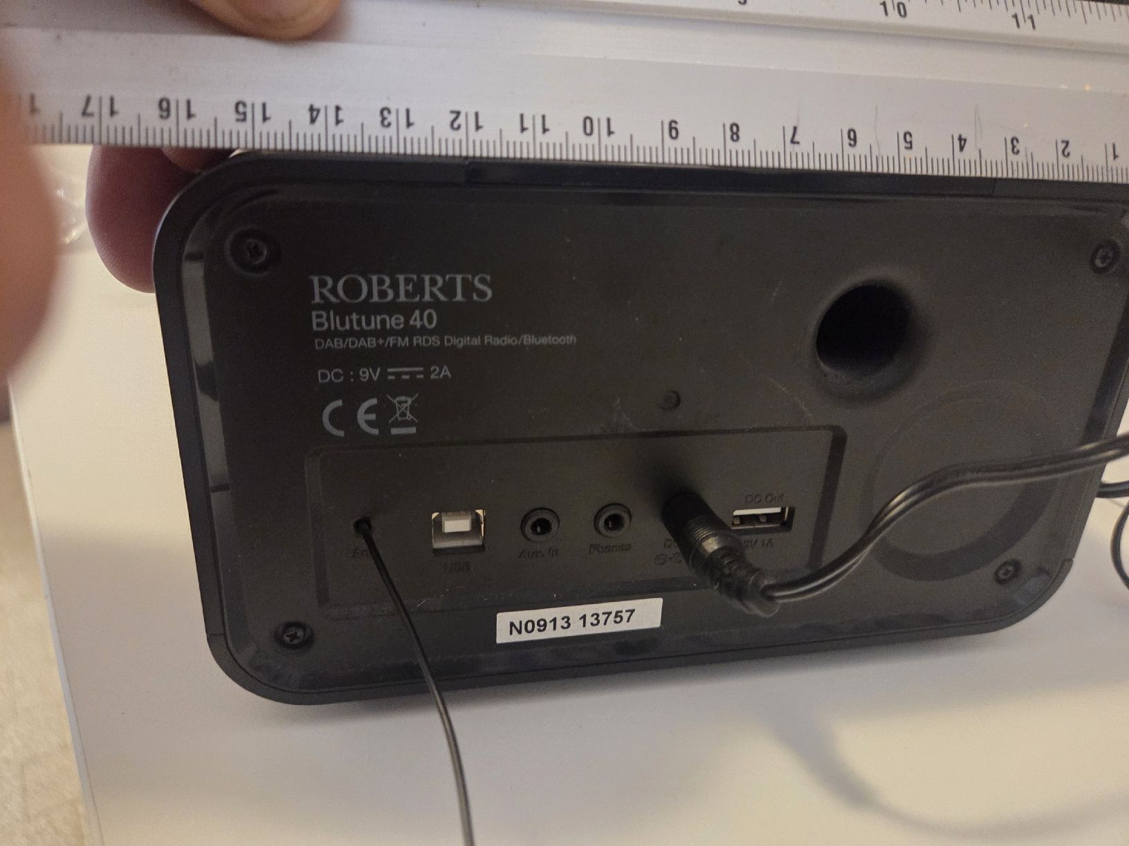 Radio: ROBERTS Blutune 40 DAB+ FM Radio Bluetooth schwarz – Usato da Flawil venduto da Hamdia12 5