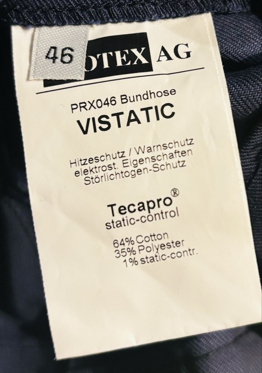 Pantaloni: Protex Bundhose Gr. 46 Warnschutz, Neu!! – Nuovo (secondo la descrizione) da Aarau venduto da Wolli85 5