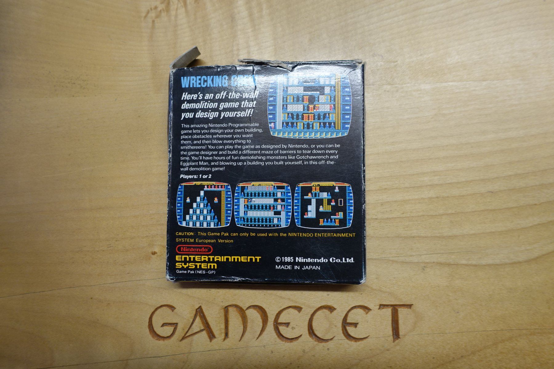 Nintendo Giochi: Wrecking Crew NES Nintendo PAL B – Usato da Steinach venduto da Gamecet 5