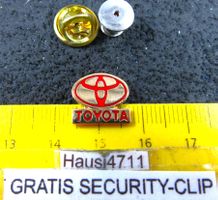 TOYOTA GOLDIG AUTO LOGO PIN MIT SECURITY-CLIP KLEIN-FEIN