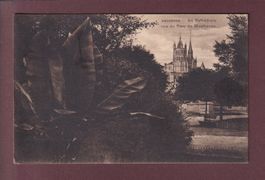 LAUSANNE - Cathédrale vue de Montbenon - 1923