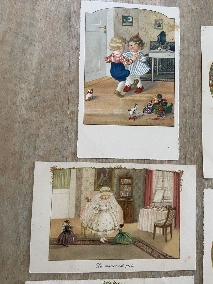 Cartoline postali: 11 AK Pauli Ebner defekt – Usato da Luzern venduto da waterfront1 1