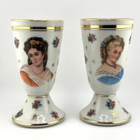 Mazagrans en porcelaine par la manufacture Charles Robin