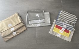 RIESIGES STOFFPAKET METALLIC UND WACHSSTOFFE