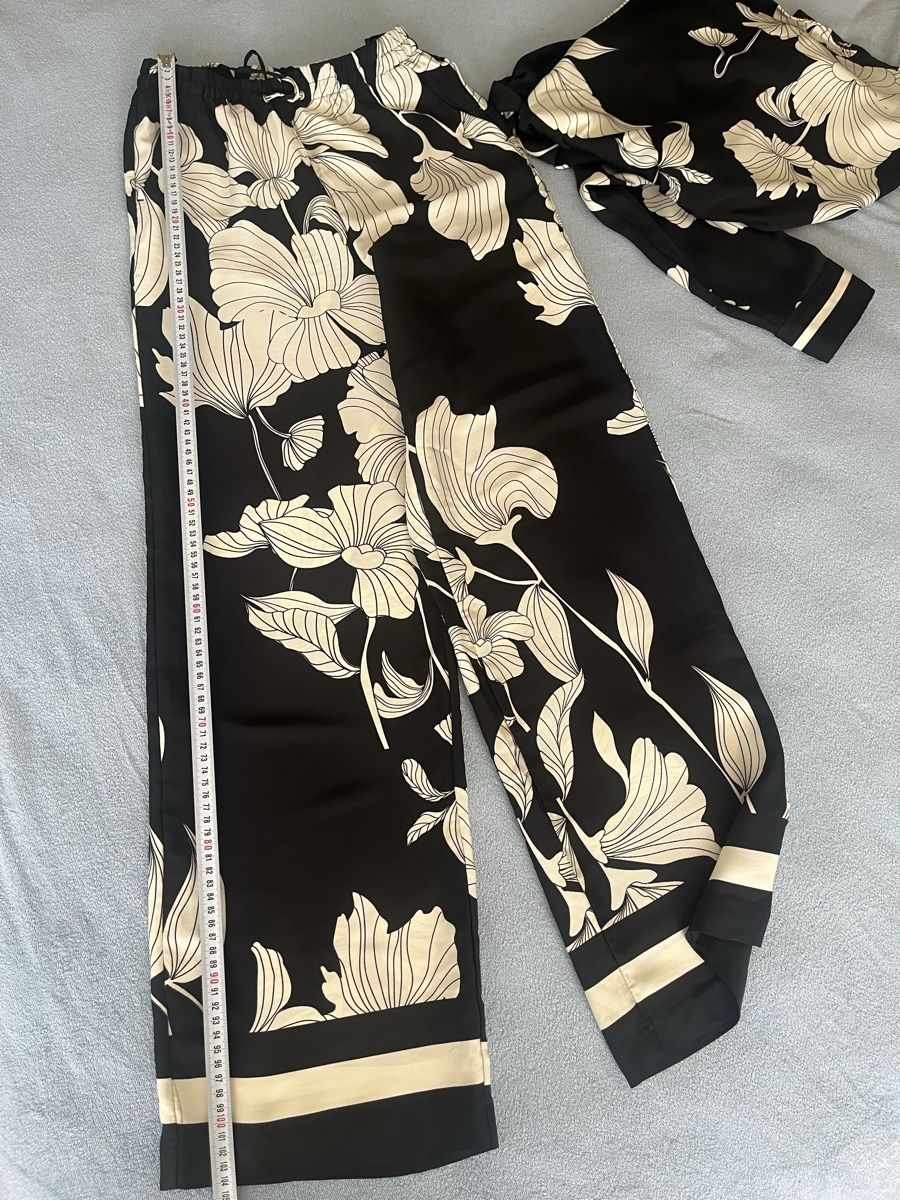 H&M Lotti di vestiti: H&M  Set XS,Schwarz/Beige Blumenmuster – Nuovo (secondo la descrizione) da Olten venduto da sae_82z2 2