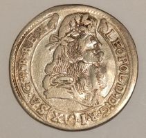 Ungarn 15 Kreuzer 1682 Leopold I. Silber ab 1 Fr. !!