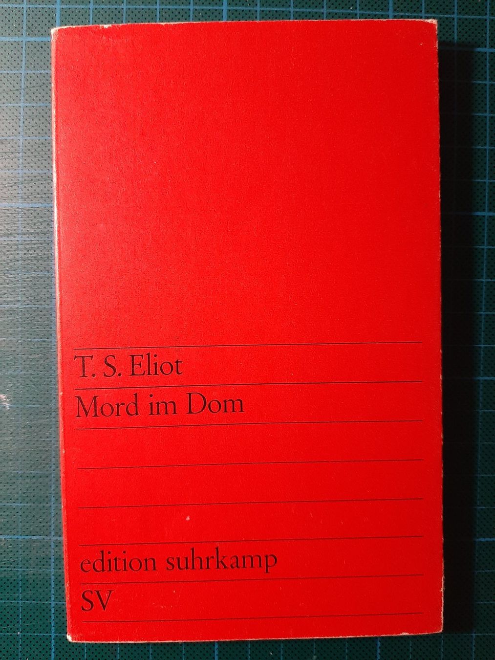 Libri: T.S. Eliot: Mord im Dom. Drama – Usato da Basel venduto da kouki51
