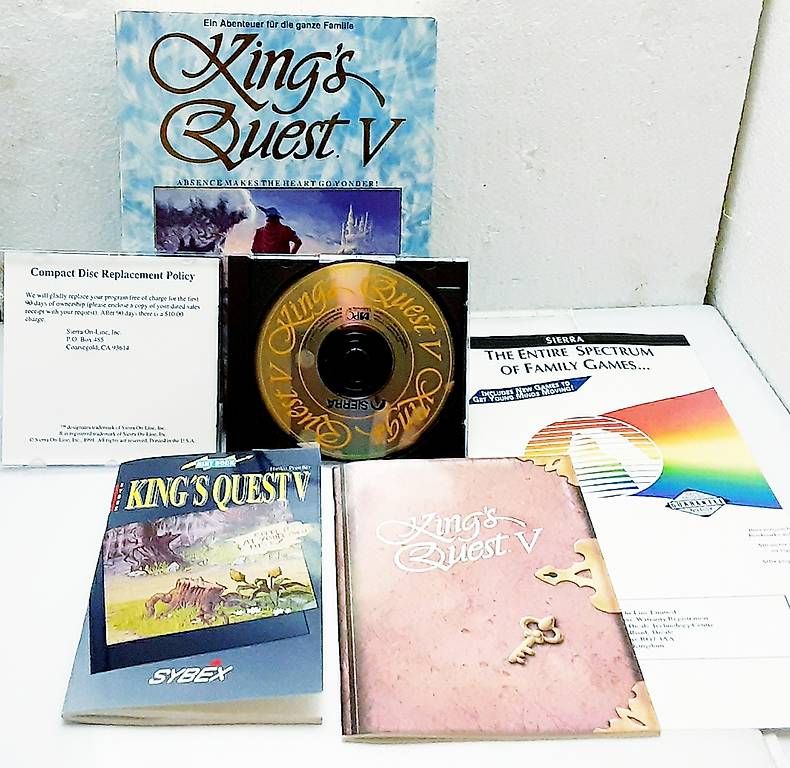 Giochi: KINGS QUEST 5 PC CD-ROM BIG BOX KOMPLETT SET 1A DE – Usato da Reinach BL venduto da mon_89wb 4