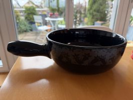 Fondue Caquelon 24 cm Durchm., nicht für Induktion geeignet