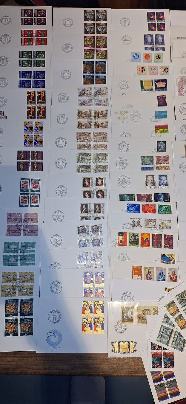 Alle Briefmarken: 500 FDC / Brief / Liechtenstein Lot 3 – Gebraucht aus Balgach von SIMEON27 1