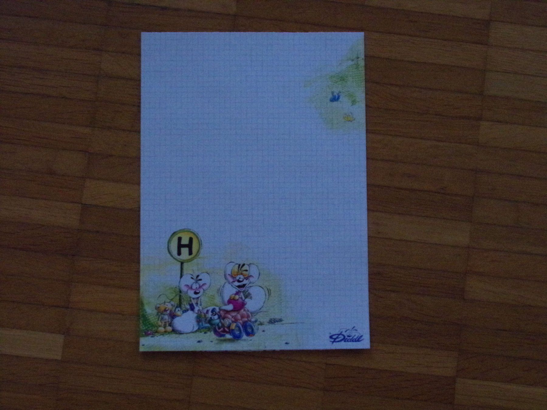 Carta: Diddl Blatt   A4  Nr. 75    ALT – Usato da Winterthur venduto da Jessi_di