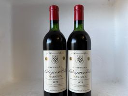 2x Chateau Labegorce-Zede Margaux 1972 aus TOP Keller...