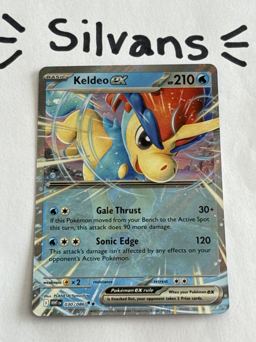 Pokémon Carte collezionabili: Keldeo ex 030/086 Withe Flare Englisch – Nuovo (secondo la descrizione) da Wil SG venduto da Silvans