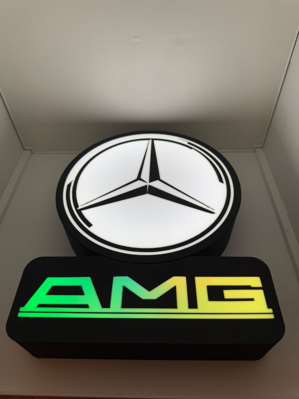 Lampen: Lightbox lampe led Mercedes AMG rechargeable – Neu (gemäss Beschreibung) aus Vicques von PAMB3D 1