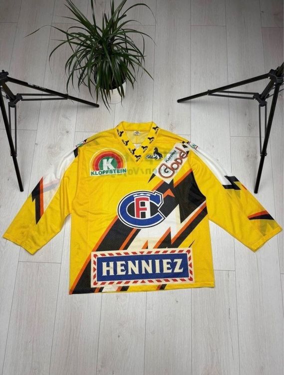 Maillot De Hockey HC Fribourg Gottéron Vintage Années 90 - Collenberg #25 - Occasion Très Bon état