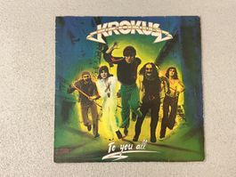 Krokus LP - To You All❗️ORIGINAL ❗️❗️VG+