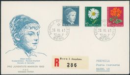 1963 - Pro Juventute - ohne Leuchtstoff - FDC ET