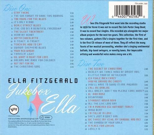 CD: set 2CD's - Ella Fitzgerald [VERVE] Harry "Sweets" Edison, – Usato da Unterbäch venduto da boolic 1