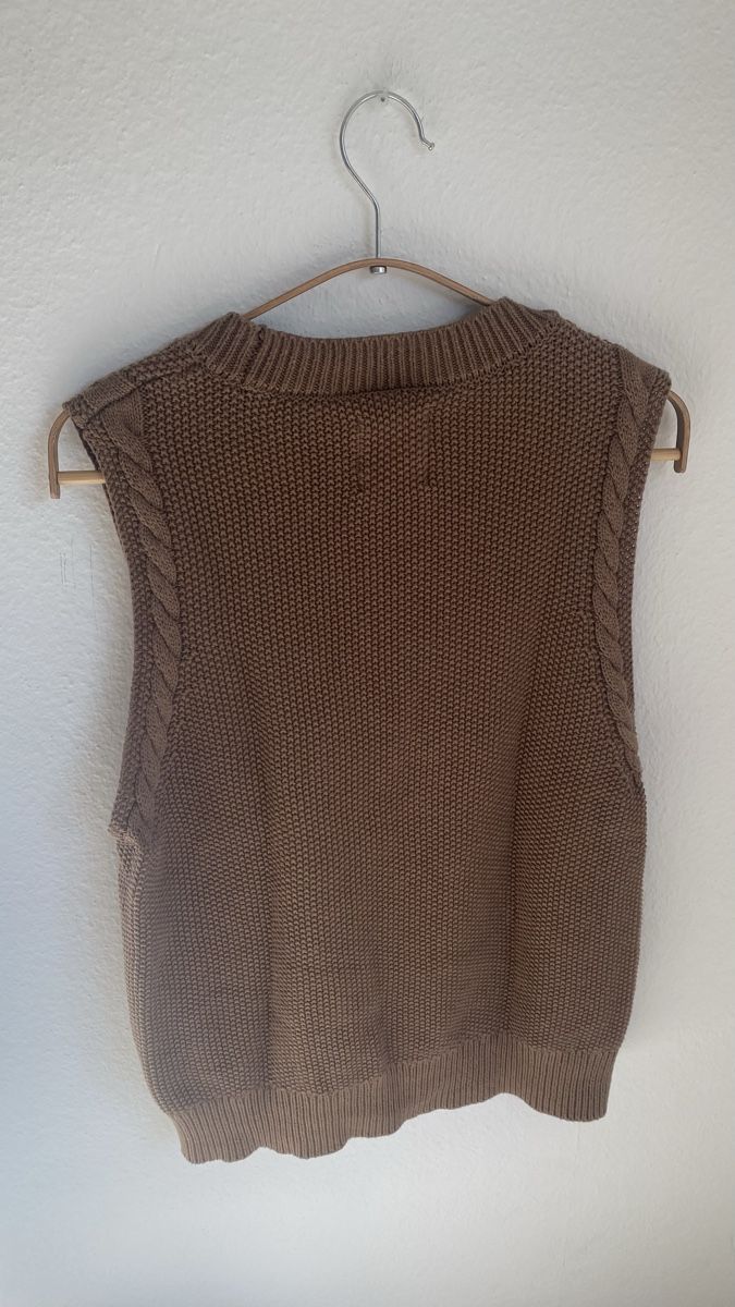 Gilets & Westen: Pull sans manches femme marron taille M - Milano – Gebraucht aus Biel/Bienne von ana_2427 1