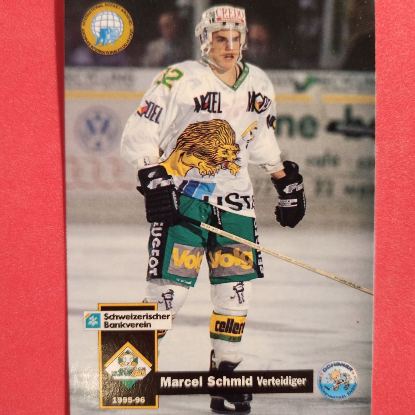 Carte collezionabili: Marcel Schmid - HC THURGAU - 1995/96 – Usato da Dübendorf venduto da kb86_MOVIE