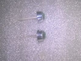 ohrringe modeschmuck,,,mit hellblau kristall,,glanzig