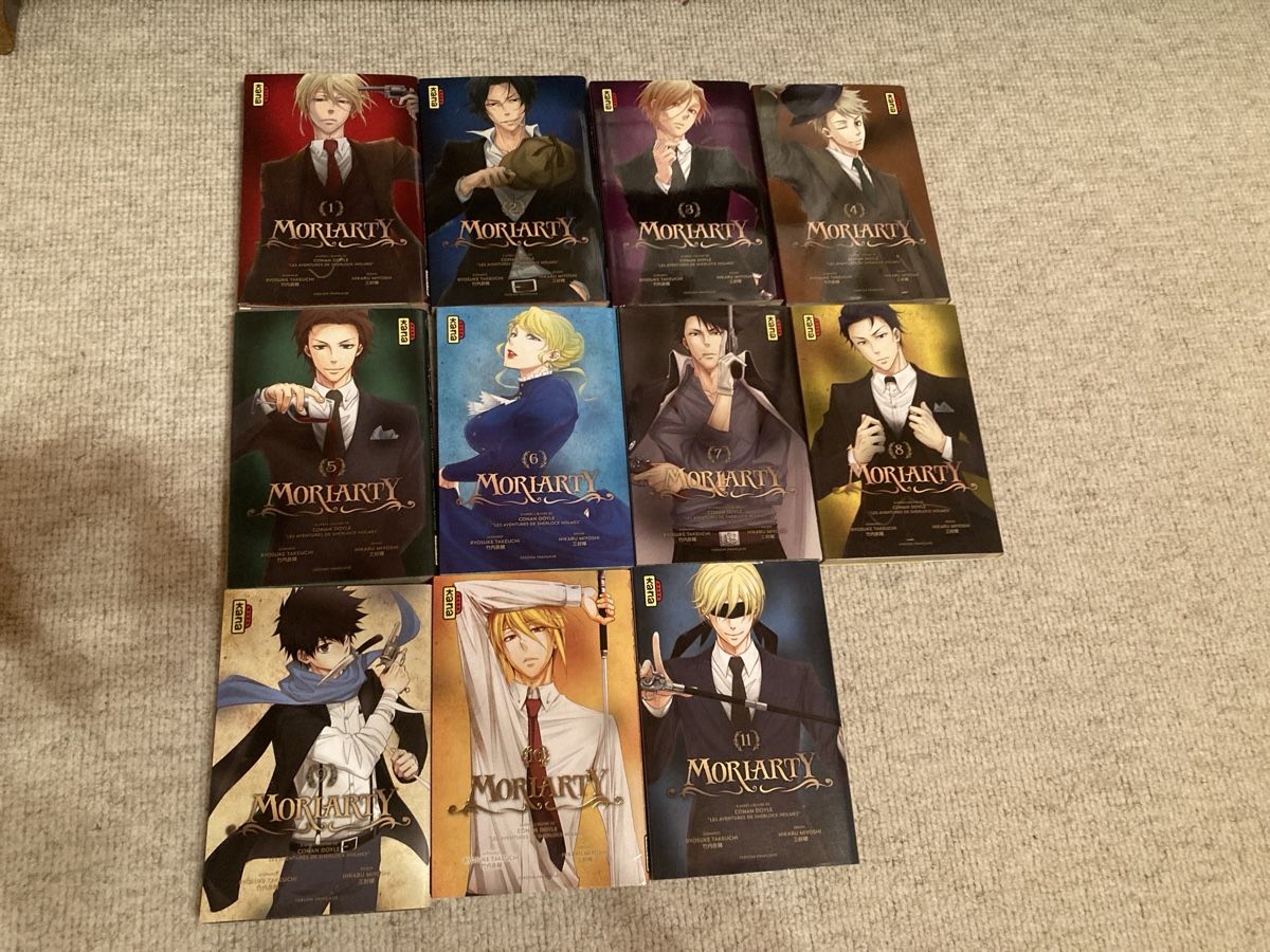 BD: Manga Moriarty Tomes 1 à 11 – Neuf (Voir description) à Fontenais par Jul_qv7b