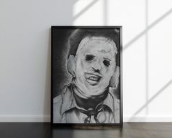The Texas Chain Saw Massacre - Leatherface A4 Gerahmt