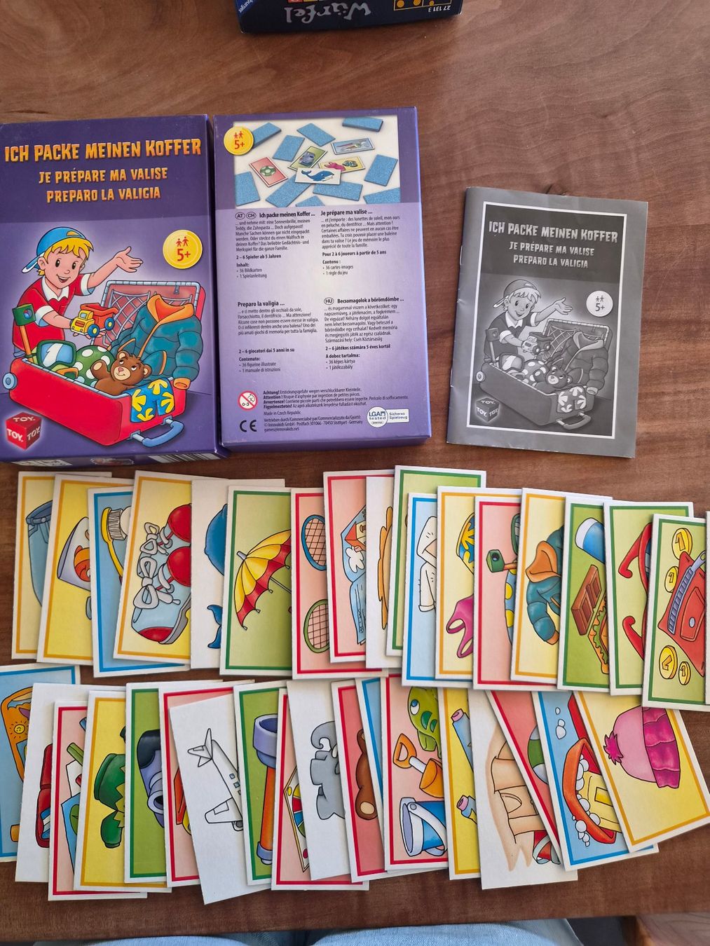 Giochi: Spiel "Ich packe meinen Koffer" – Usato da Giswil venduto da monimaus08