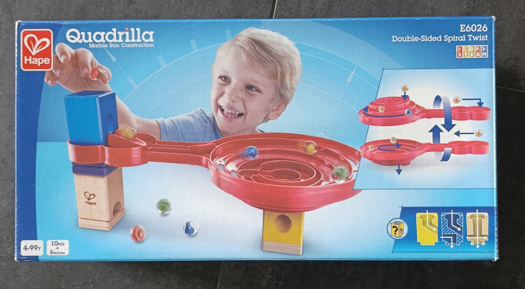 Hape Giochi: Quadrilla Kugelbahn / Murmelbahn Erweiterungsset – Usato da Belp venduto da cec_sy6t